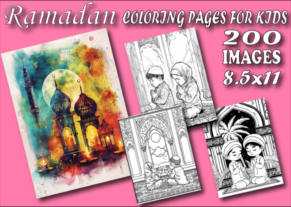 Download Ramadan Coloring Book for Kids-V4 - Premium Resources
