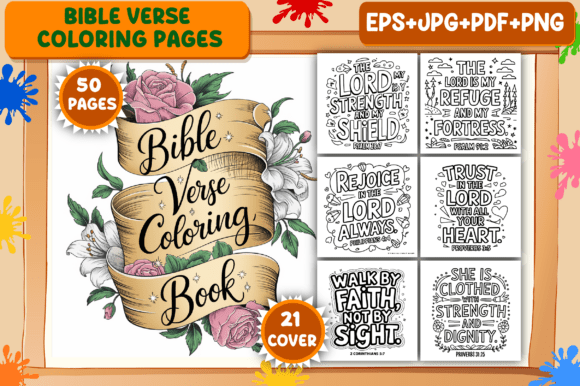 Download Bible Verse Coloring Pages for Adults - Premium Resources