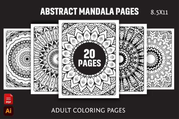 Download Abstract Adult Coloring Pages Interior - Premium Resources